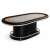 Mesa Poker Urban Prime com pé central e apoio coletivo para os pés – modelo profissional para condomínios e áreas gourmet