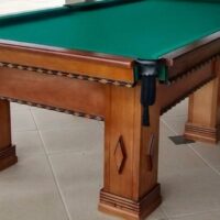 Mesa de sinuca – Modelo oficial Maracanã – Cor imbuia