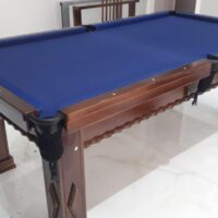 Mesa de sinuca - Modelo Maracanã 4 pés - Cor imbuia