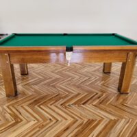 Mesa de Sinuca - Modelo residencial 4 pés - Cor natural