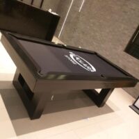 Mesa de bilhar e jantar New York – caçapa embutida – Preto acetinado