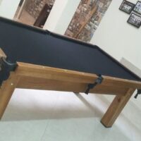 Mesa de Sinuca - Modelo residencial 4 pés - Cor natural