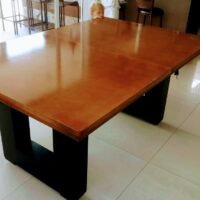 Mesa de bilhar e jantar New York – caçapa de rede - Madeira imbuia