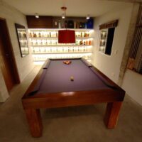 Mesa de bilhar e jantar - Modelo Premium - Cor natural