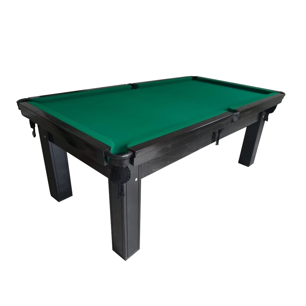 Mesa Sinuca SIMPLES Mirim 1,87x1,08m MDF Preto