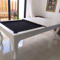 Mesa de bilhar e jantar - Modelo Naja - Laqueação personalizada