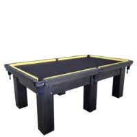 Mesa de sinuca – Modelo lisa 6 pés – Cor preta