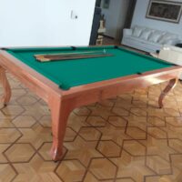Mesa de bilhar e jantar - Modelo Naja - Laqueação personalizada