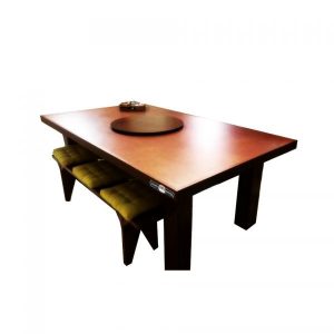 Mesa de bilhar e jantar- Modelo Padrão - Cor imbuia