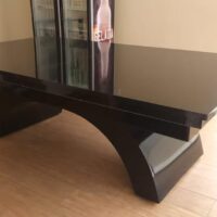 Mesa de Bilhar e jantar - Modelo Aspen - Preto acetinado