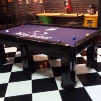 Mesa de sinuca – Modelo Maracanã 6 pés – Cor preta