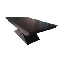 Mesa de bilhar e jantar- Modelo Diamante - Preto fosco