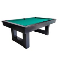 Mesa de bilhar e jantar New York – caçapa embutida – preto fosco