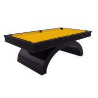 Mesa de Bilhar e jantar - Modelo Aspen - Preto brilho