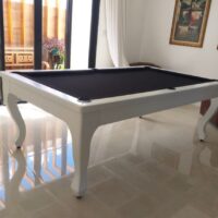 Mesa de bilhar e jantar - Modelo Naja - Laqueação personalizada