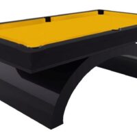 Mesa de Bilhar e jantar - Modelo Aspen - Preto brilho