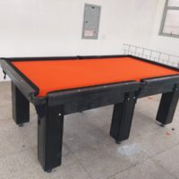 Mesa de sinuca – Modelo lisa 6 pés – Cor preta