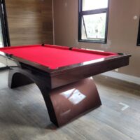 Mesa de Bilhar e jantar - Modelo Aspen - Laqueação personalizada