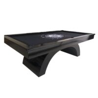 Mesa de Bilhar e jantar - Modelo Aspen - Preto fosco