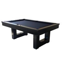 Mesa de bilhar e jantar New York – caçapa embutida – Preto brilho