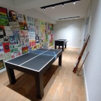 Mesa de bilhar e jantar – Modelo Premium – Preto fosco