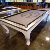 Mesa de bilhar e jantar - Modelo Naja - Laqueação personalizada