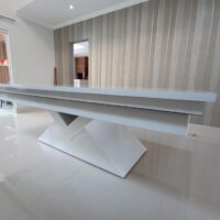 Mesa de bilhar e Jantar - Modelo Diamante - Acetinado