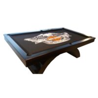 Mesa de Bilhar e jantar - Modelo Aspen - Preto acetinado