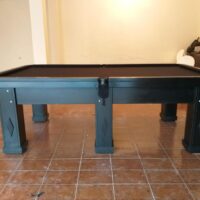 Mesa de sinuca – Modelo Maracanã 6 pés – Cor preta