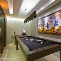 Mesa de bilhar e jantar - Modelo Premium - Cor imbuia