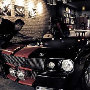 Mesa de Bilhar - Mustang Shelby - Cores personalizada