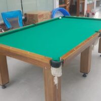 Mesa de sinuca - Modelo lisa 6 pés - Cor natural