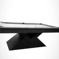 Mesa de Bilhar e Jantar – Modelo Diamante – Preto fosco