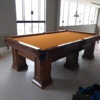 Mesa de sinuca – Modelo Oficial Apolo – Cor Imbuia