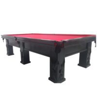 Mesa de sinuca - Modelo oficial Metista - Laqueação personalizada