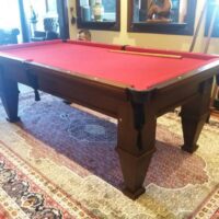 Mesa de sinuca - Modelo Centenário residencial - Cor imbuia