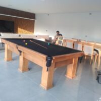 Mesa de sinuca - Modelo oficial Lisa - Cor natural