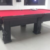 Mesa de sinuca - Modelo oficial Metista - Laqueação personalizada