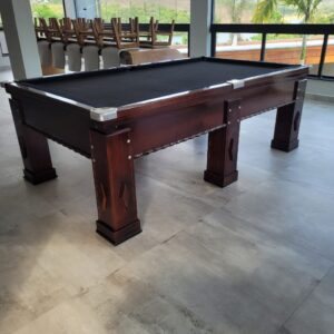 Alternative view of Mesa de Gaveta oficial 6 pés - Madeira maciça